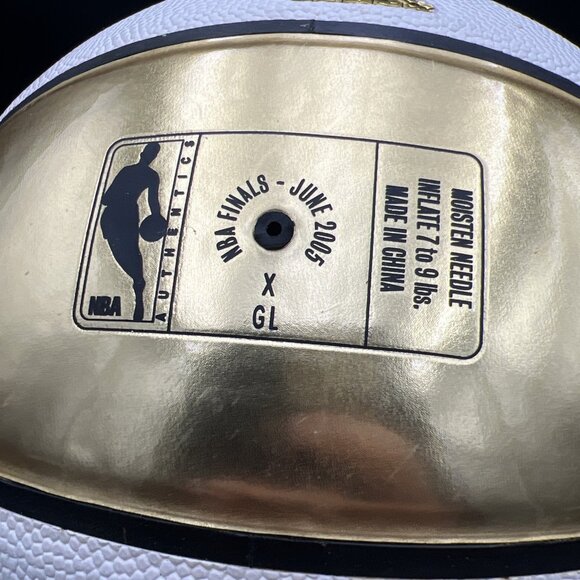 Rare 2005 Spalding NBA White/Gold Official Finals Ball 29.5" Basketball NOS - Picture 6 of 10